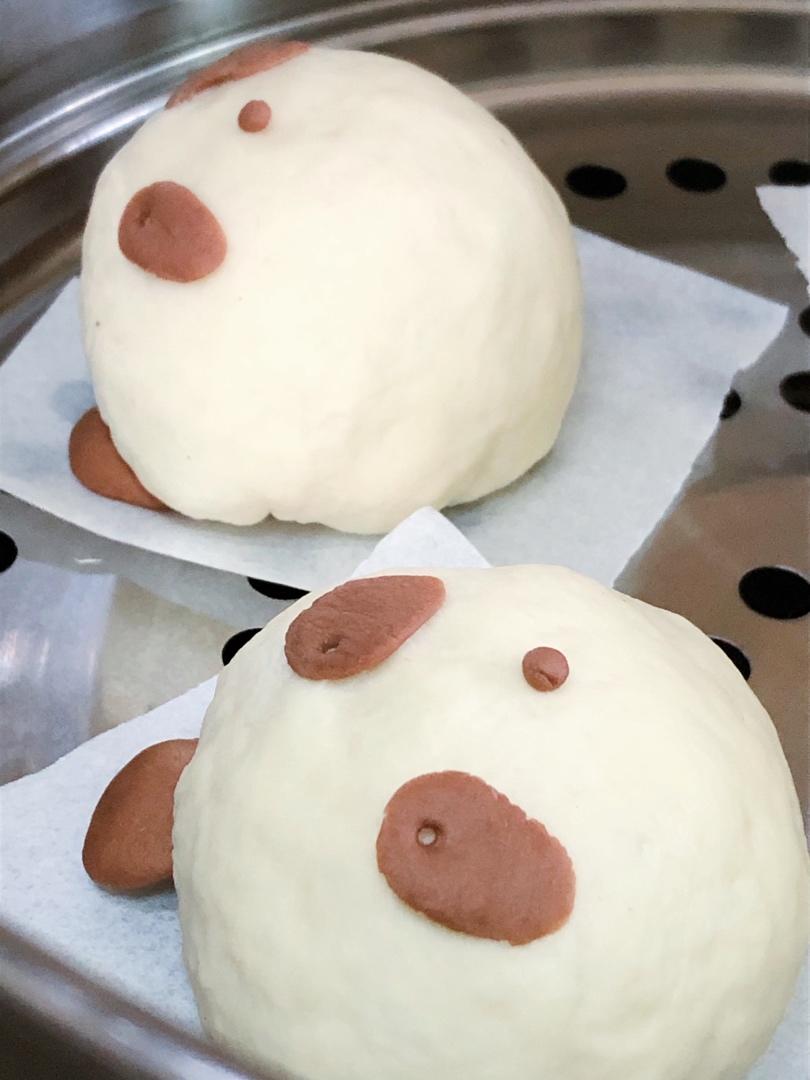 熊猫豆沙包&紫薯包