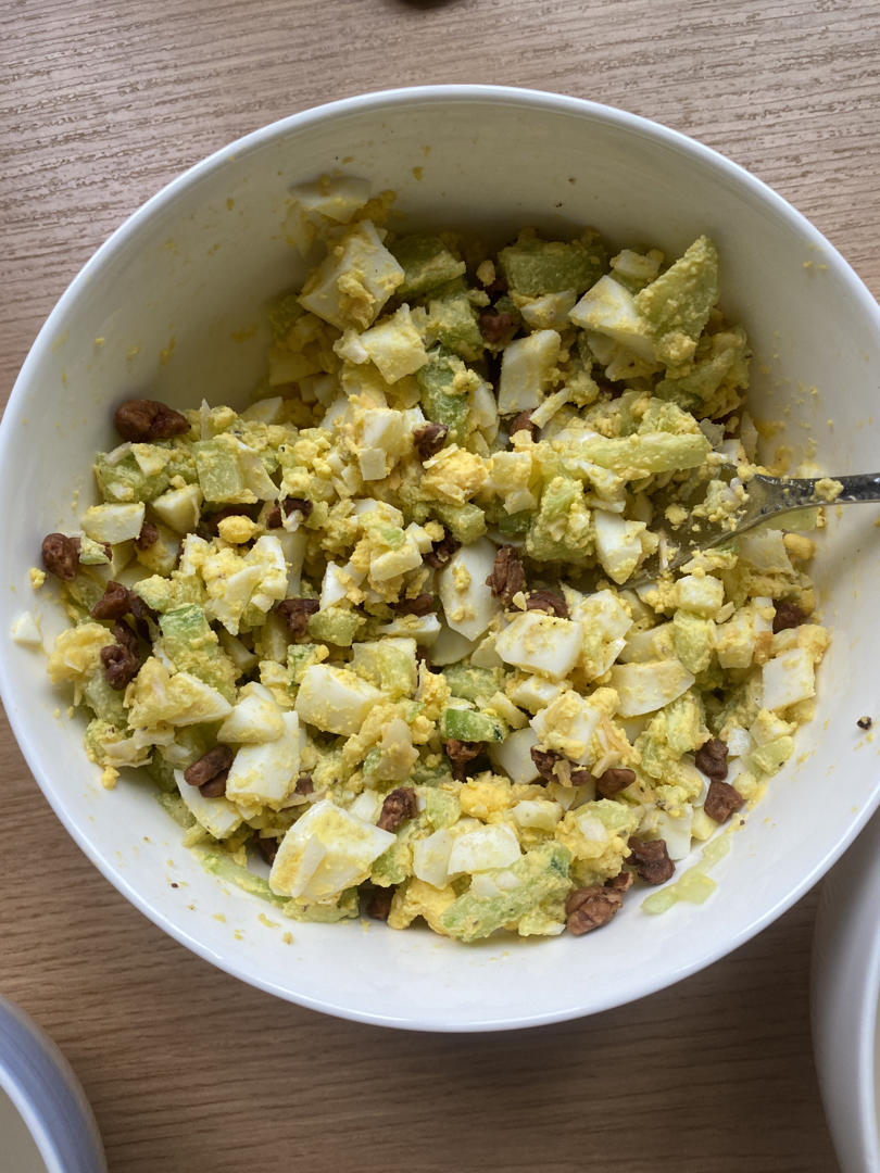 鸡蛋沙拉，超好吃，百搭的鸡蛋沙拉，egg salad