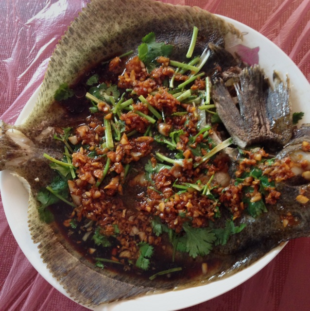 清蒸多宝鱼