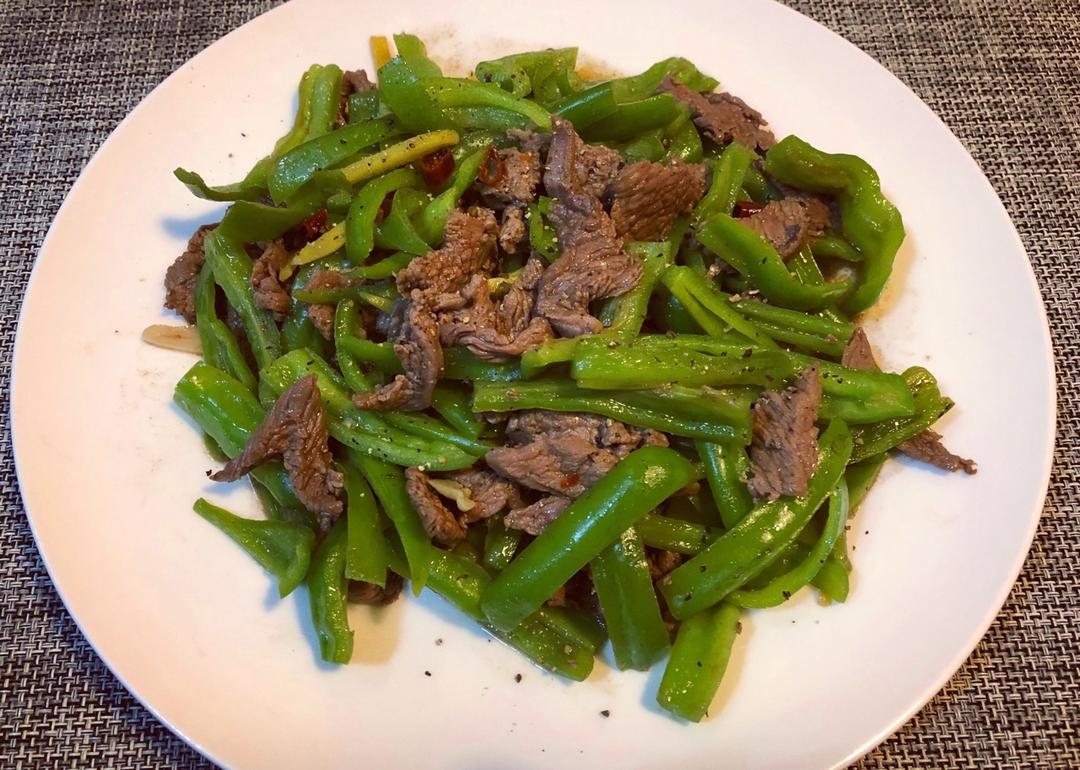 青椒炒牛肩