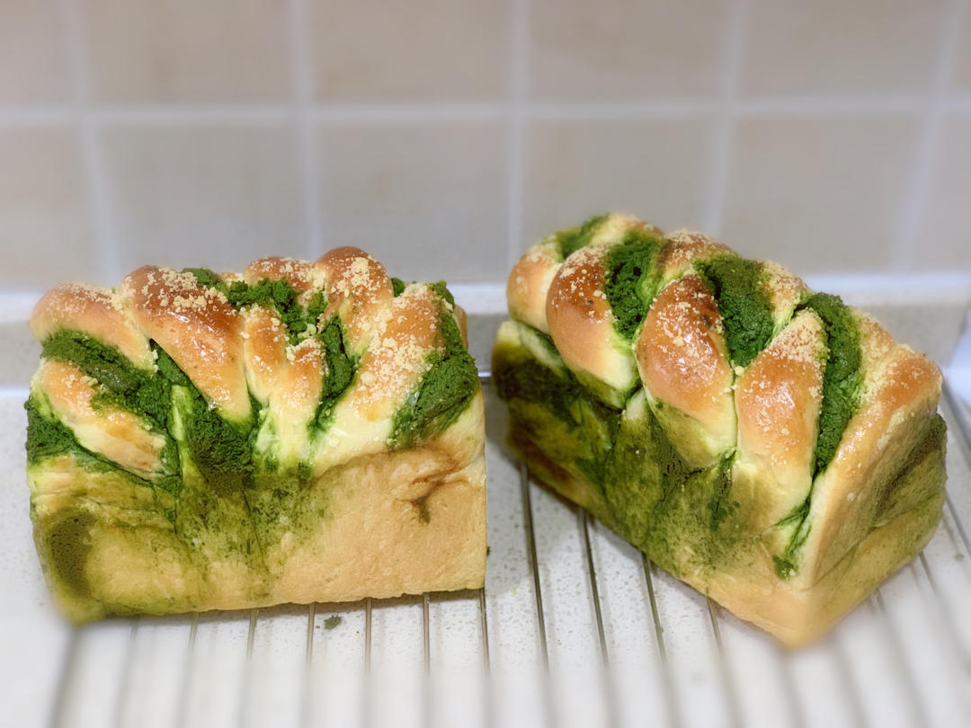 抹茶奶酥吐司