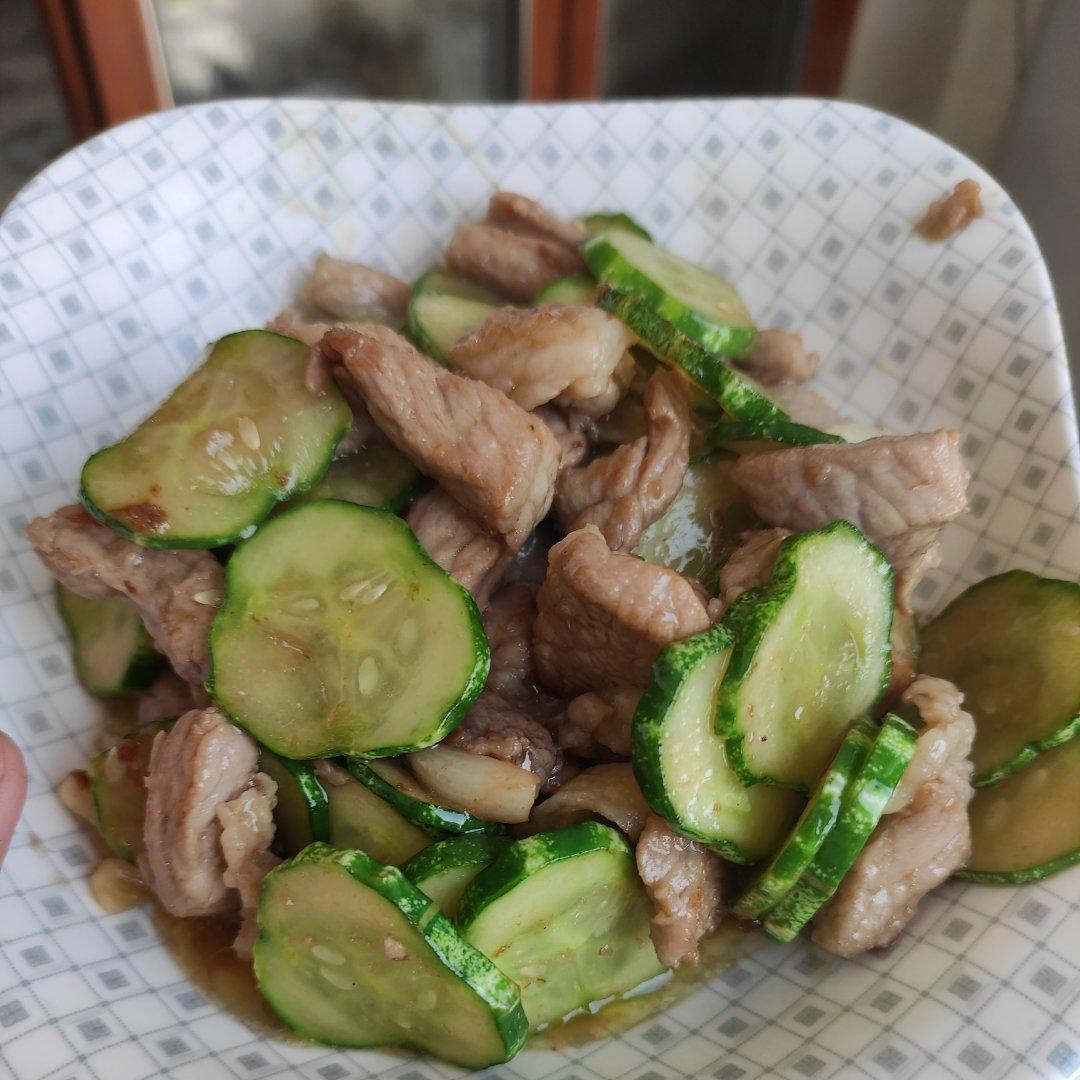 家常菜-青瓜炒瘦肉