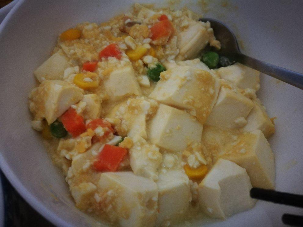 咸蛋黄豆腐