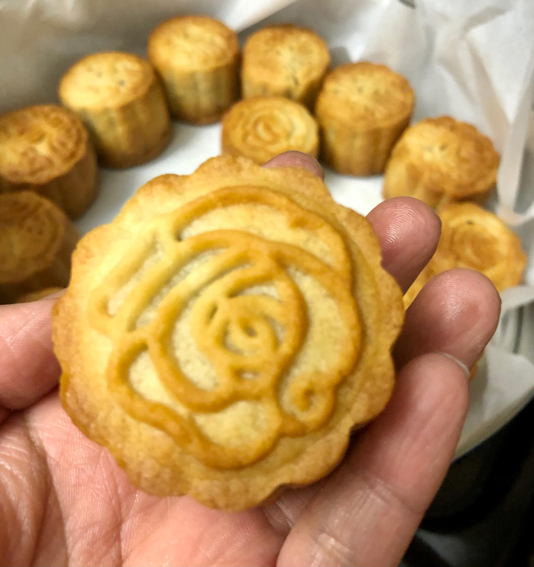 老式月饼（不加转化糖浆的酥皮月饼）