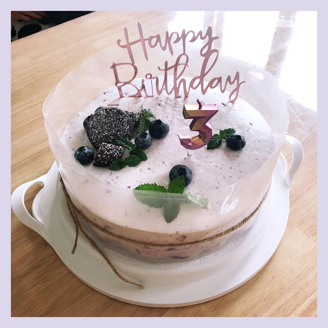 蓝莓酸奶慕斯蛋糕🍰