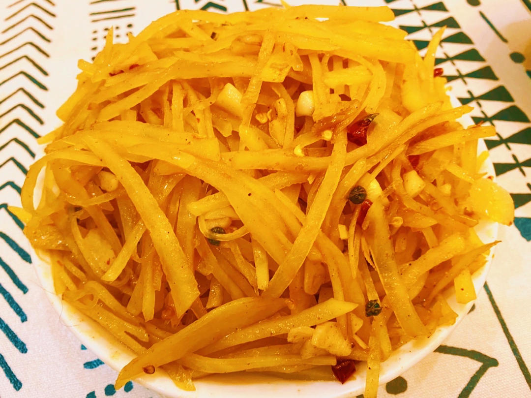 香辣土豆丝‼️简单快手菜