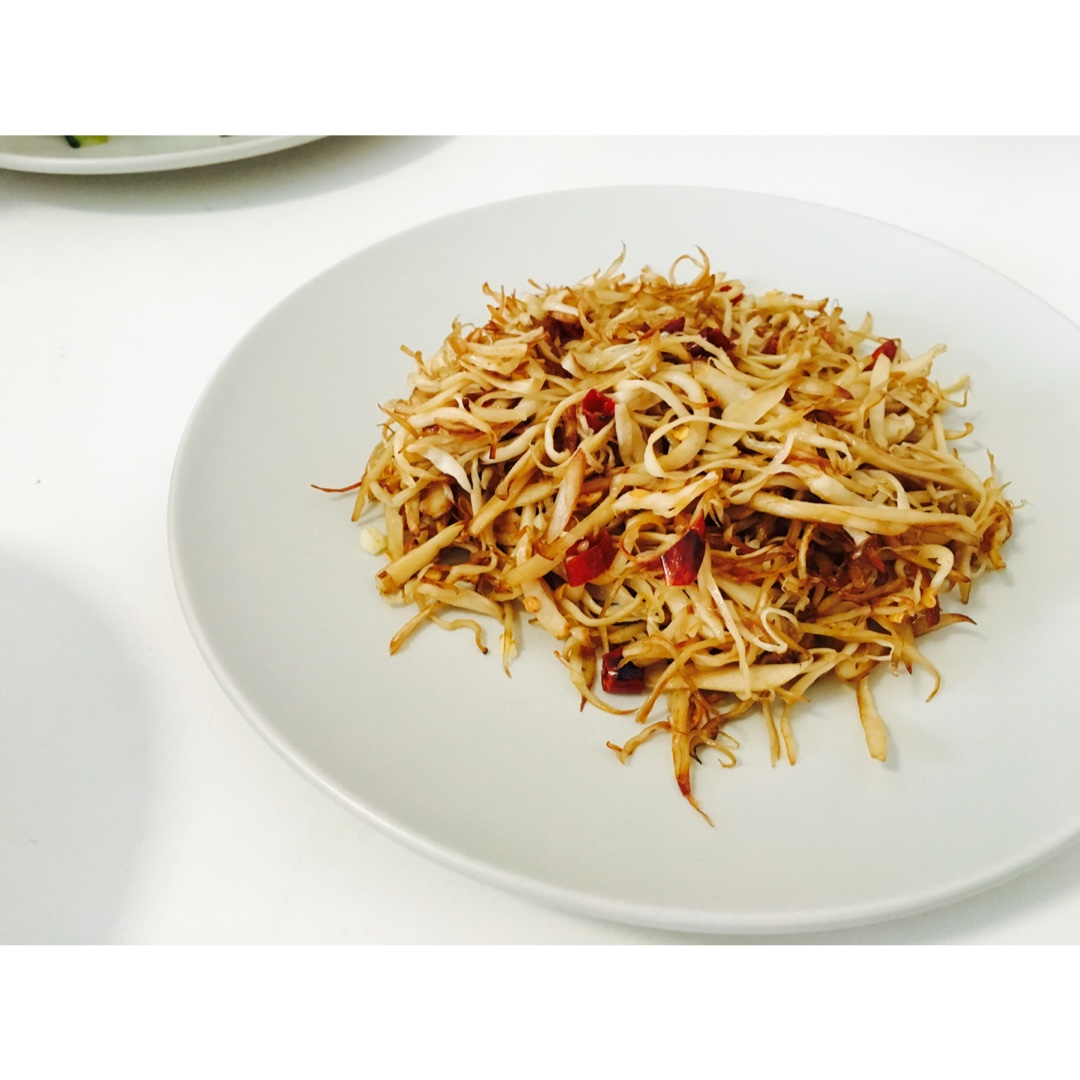 干煸手撕杏鲍菇
