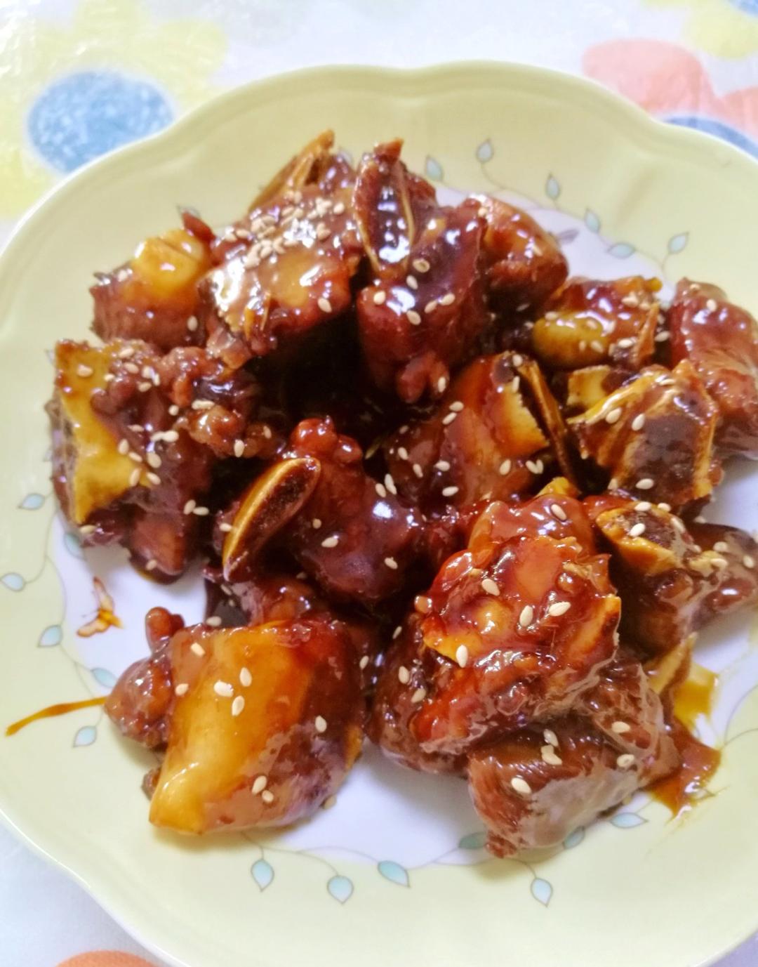 懒人版糖醋排骨