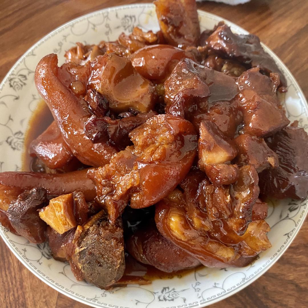 红烧猪蹄的做法