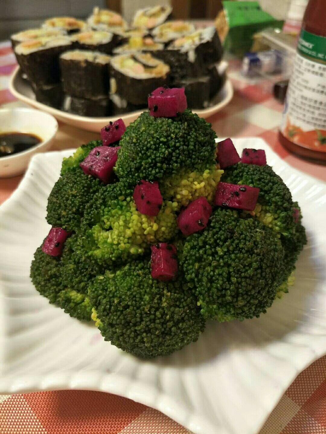 西兰花圣诞树