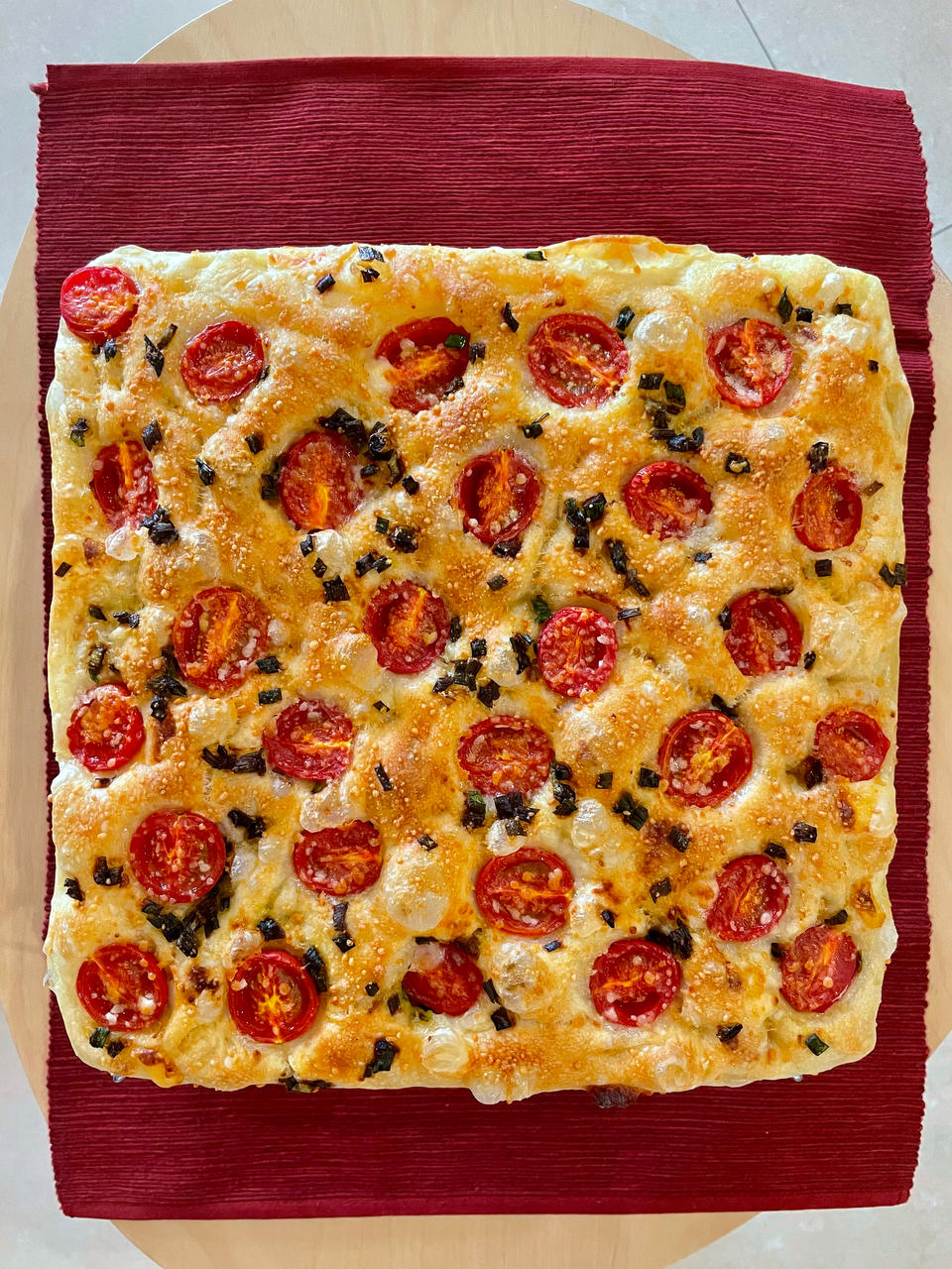 百吃不厌的青葱芝士佛卡夏