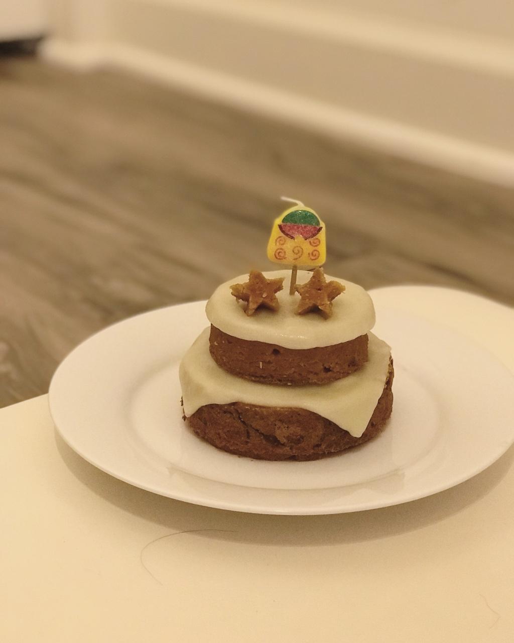 狗狗生日蛋糕（纯天然无色素无面粉）