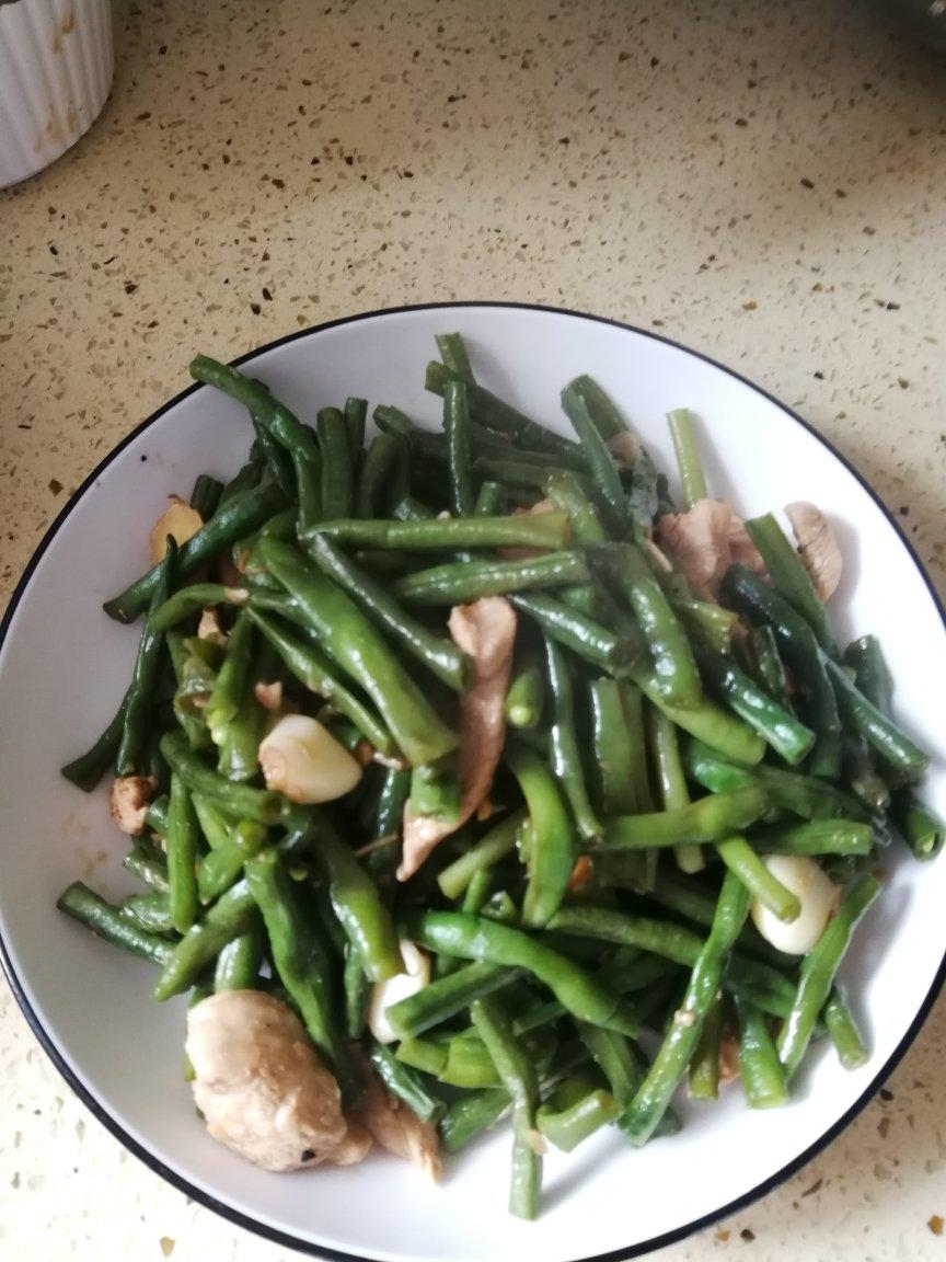 豆角炒鸡胸肉