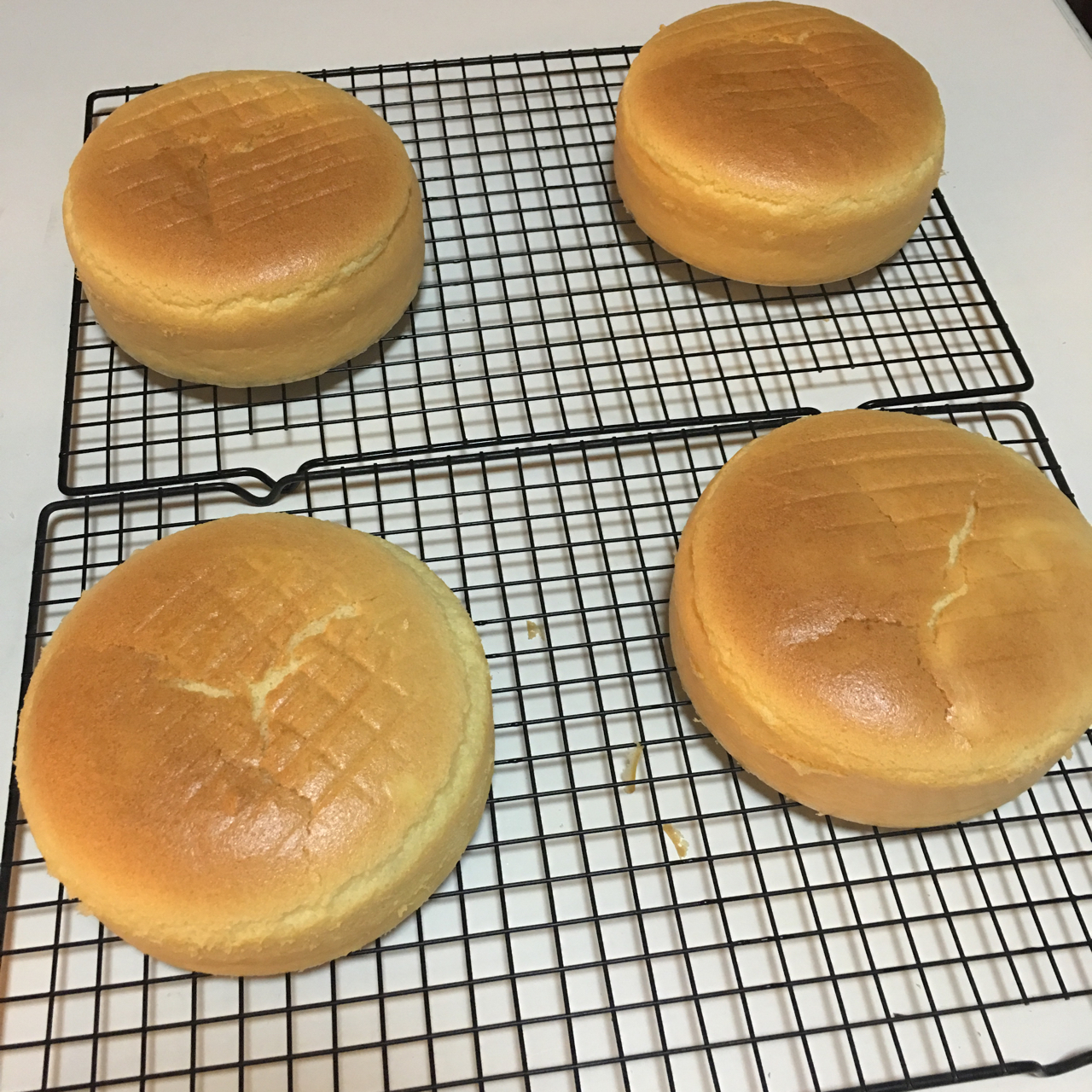 8寸戚风蛋糕（改良君之配方）#皮黑森林#