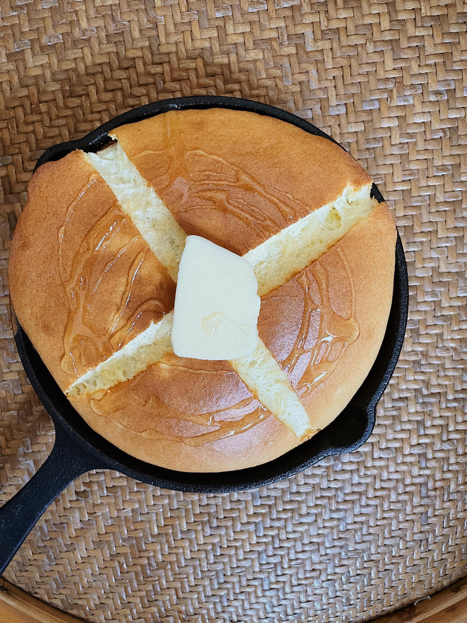 日式铸铁锅蜂蜜松饼 l “孤独的美食家”同款