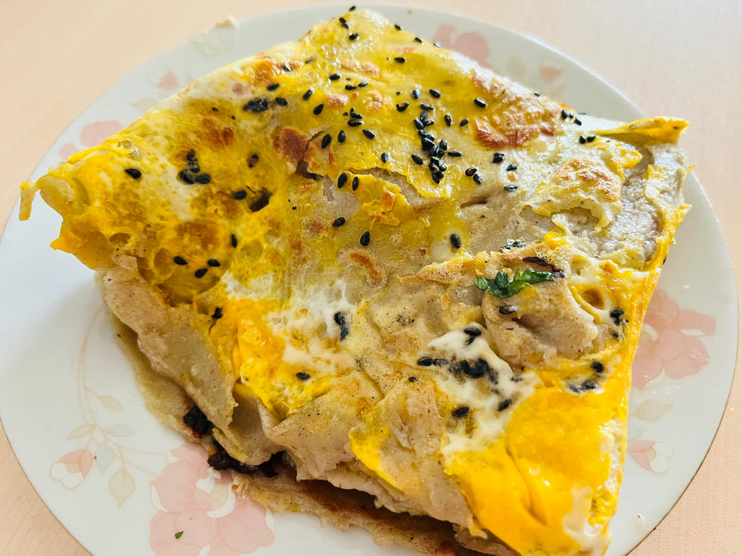 早餐—煎饼（自炸薄脆）