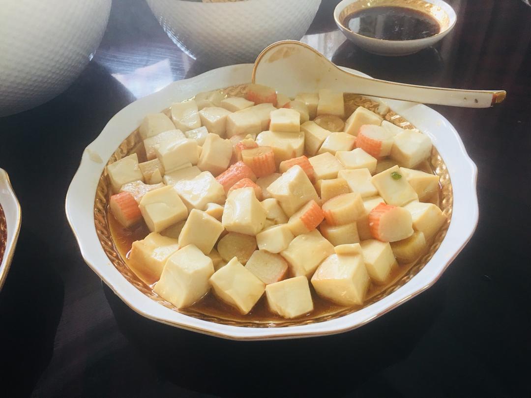 虾米辣椒蒸豆腐