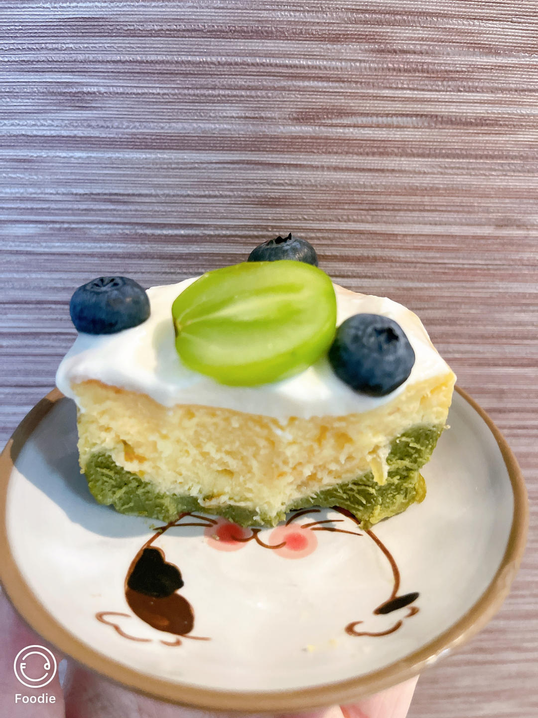 柚子抹茶巴斯克蛋糕🌿浅绿清新，柚香迷人～