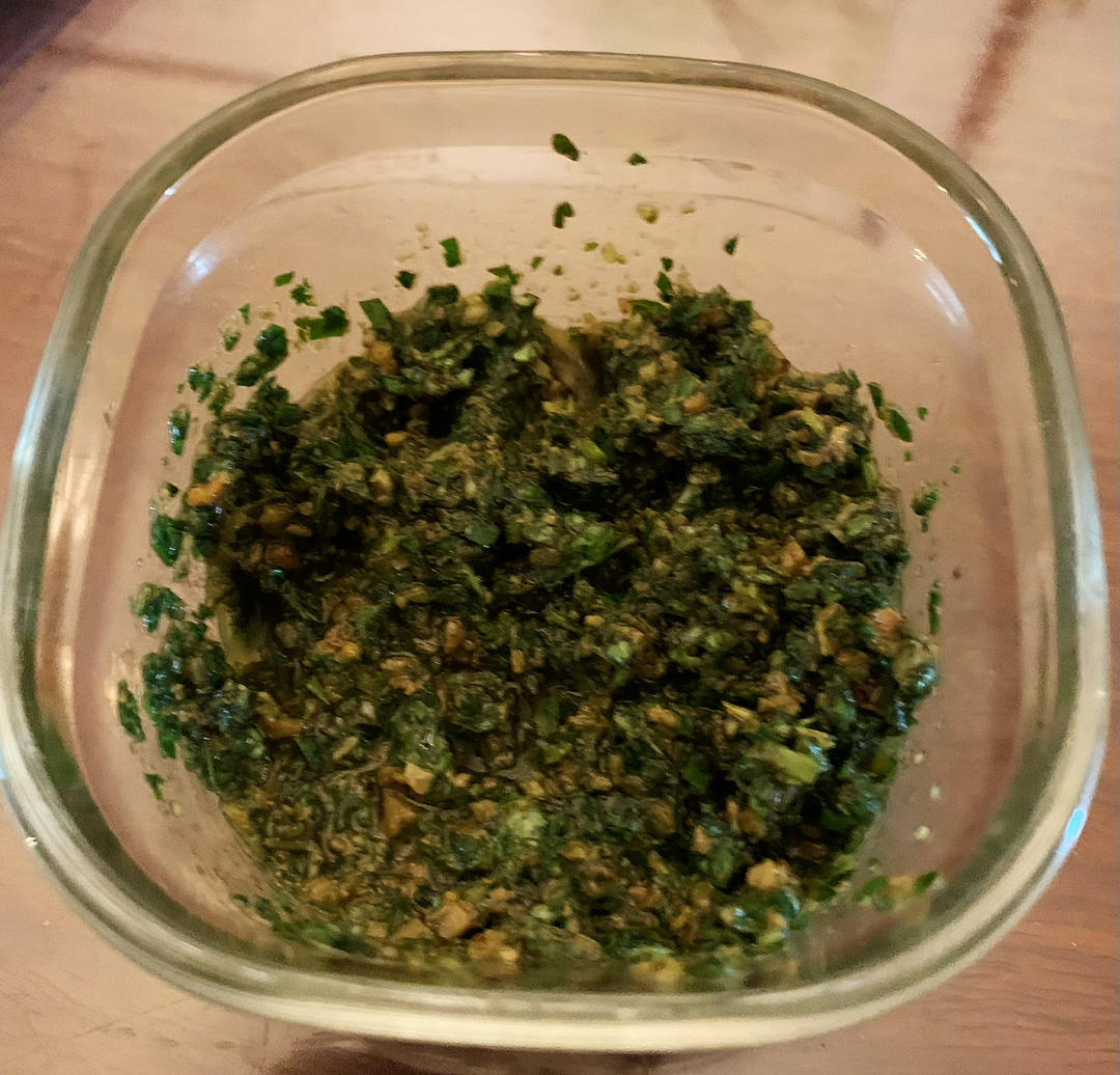 意大利面青酱--罗勒酱
