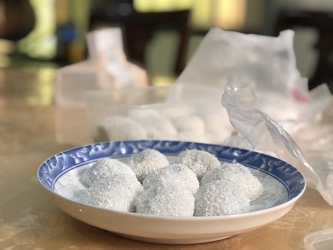 奶香味十足糯米糍