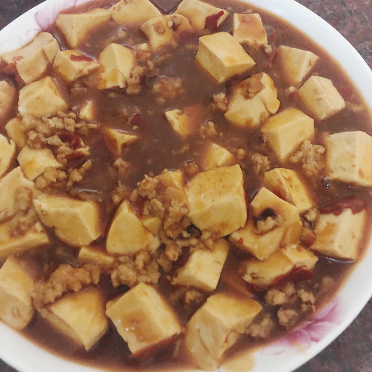 麻婆豆腐（简单版）的做法