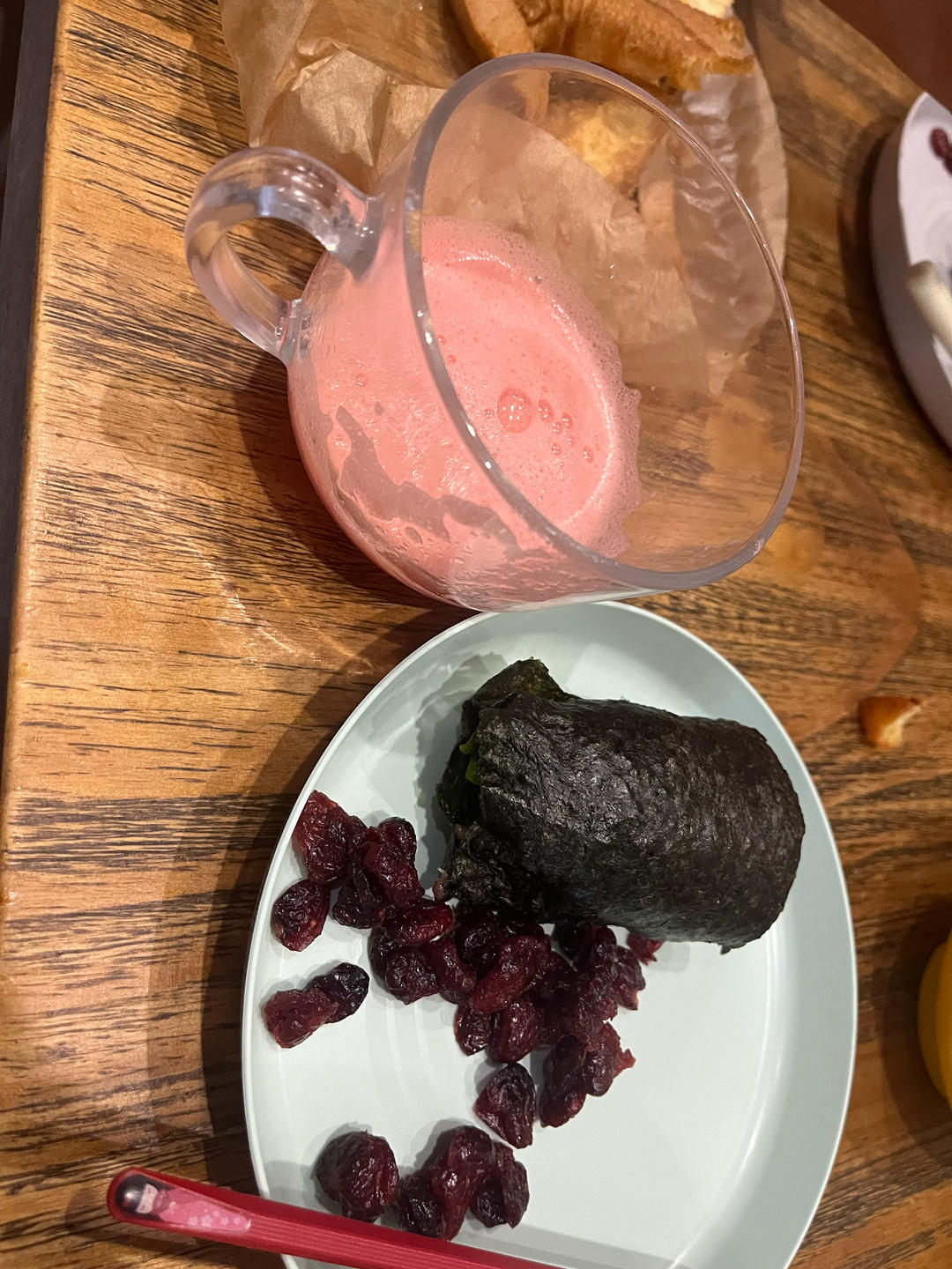 2024.8.30满意家早餐饭团➕西瓜汁➕蔬果沙拉