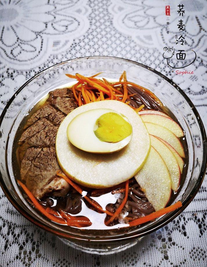 【朝鲜冷面】倍儿凉快！Q弹荞麦冷面和清爽牛肉汤底是绝配啊！