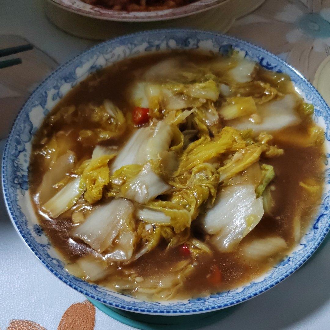 爆下饭的酸辣白菜（零难度）