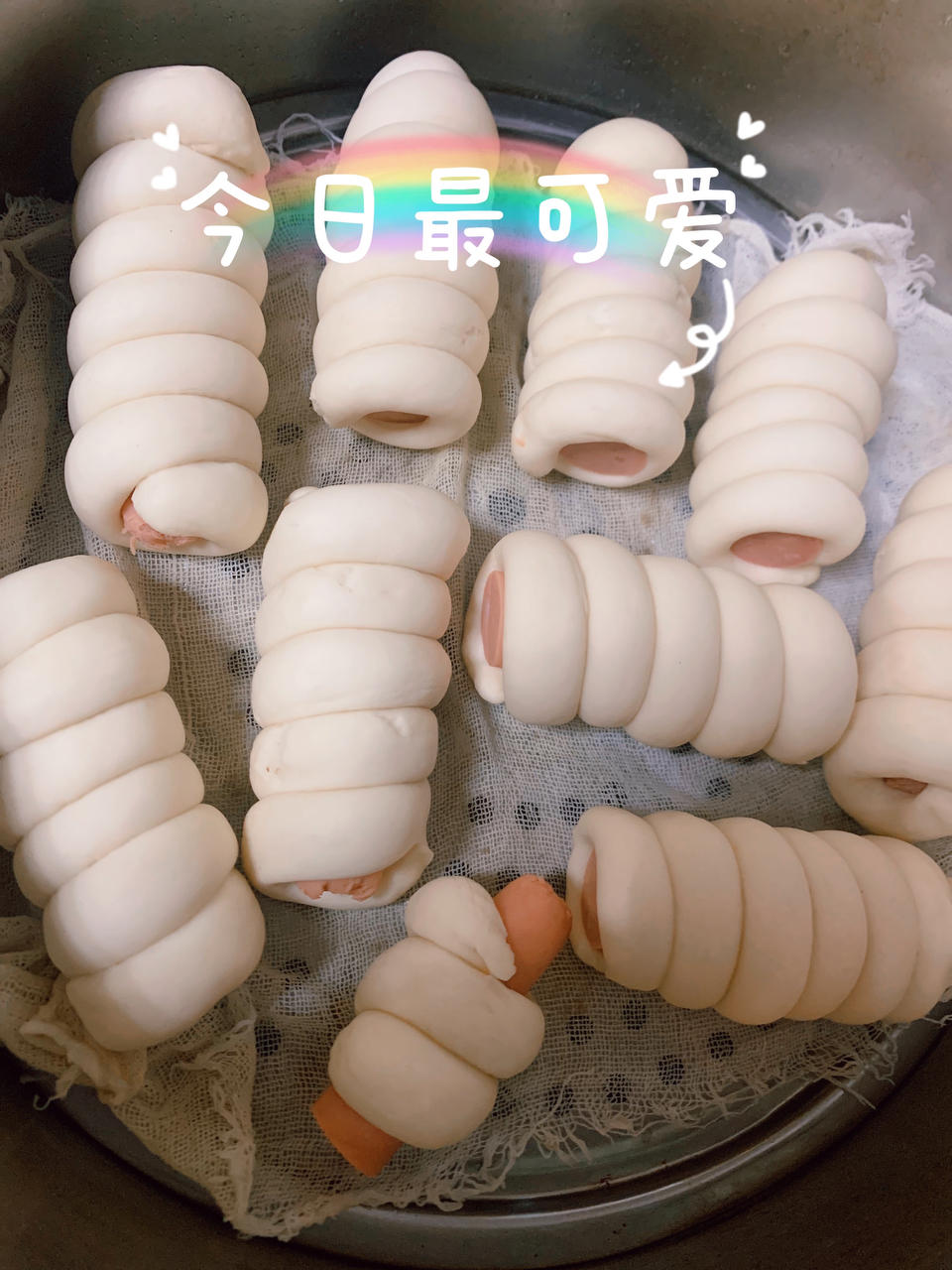 孩子爱吃的中式香肠卷