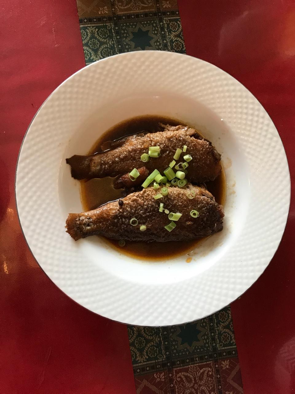 红烧黄鱼—鱼皮不破的小窍门