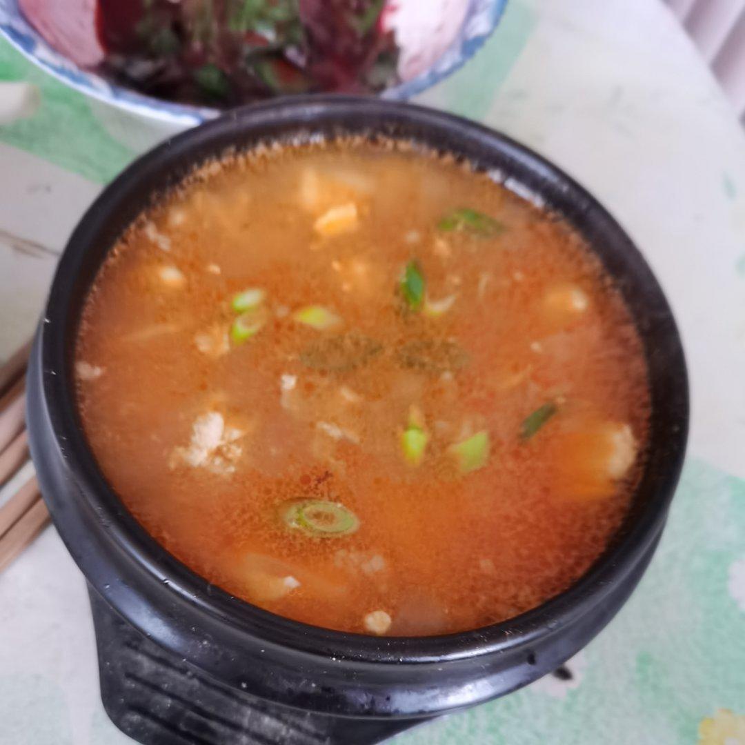 韩式豆腐锅 Korean Tofu Hotpot
