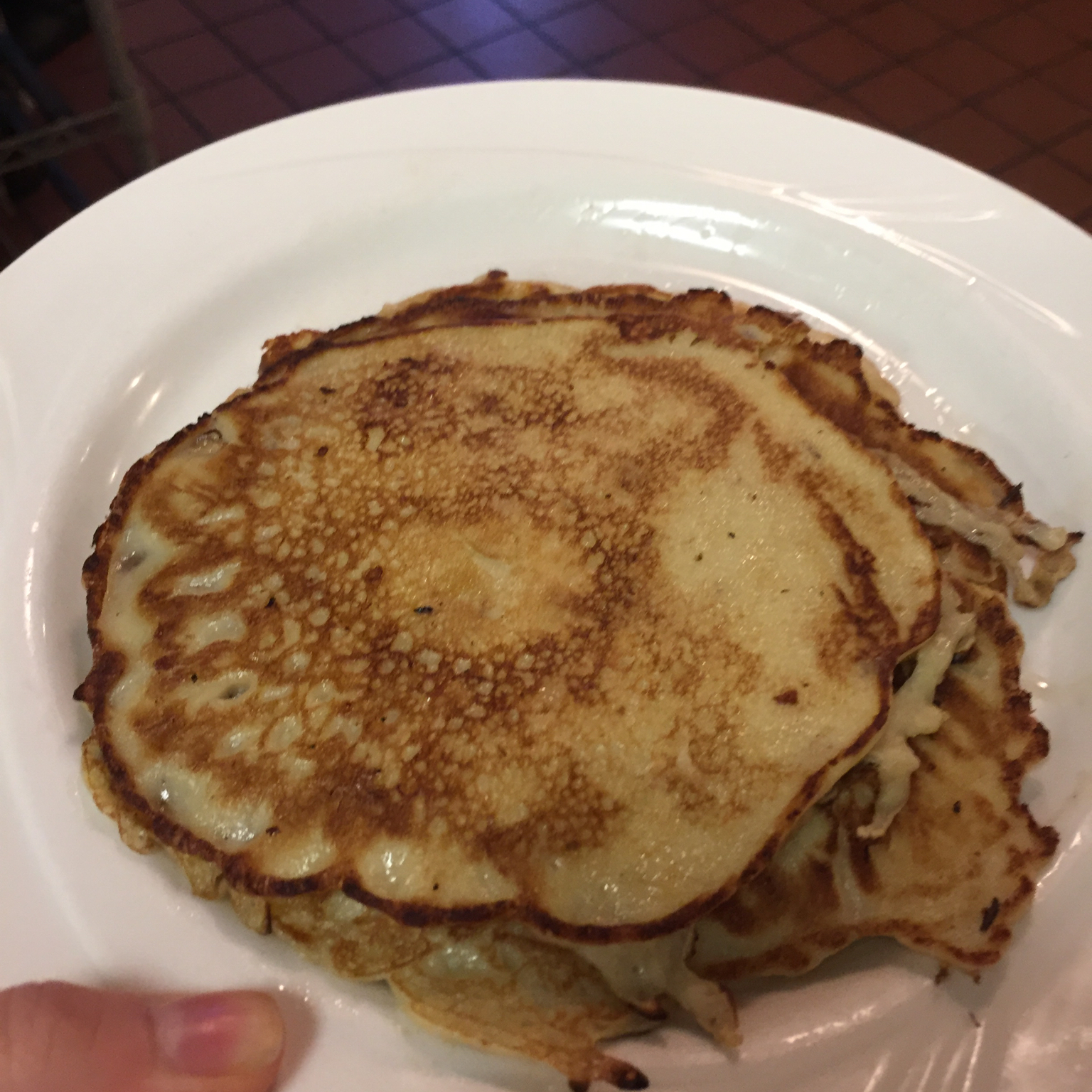 【无油香蕉蛋松饼】