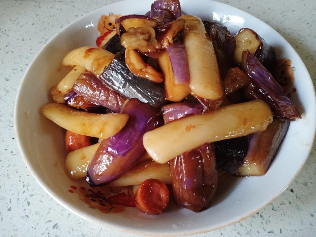 茄子炒年糕