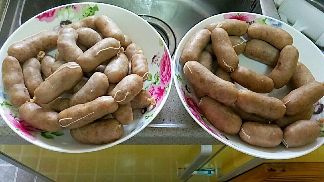 自制脆皮小香肠