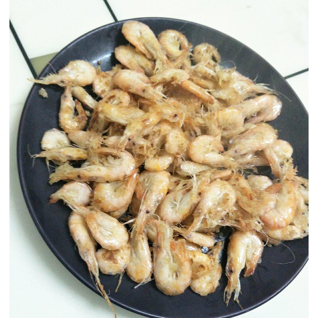 堂妈教你油煎小白虾