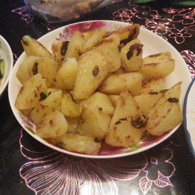 香煎土豆块