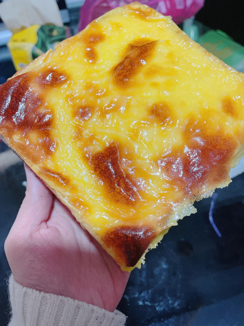 零失败快手岩烧乳酪(熔岩吐司)十分钟网红早餐，好吃哭