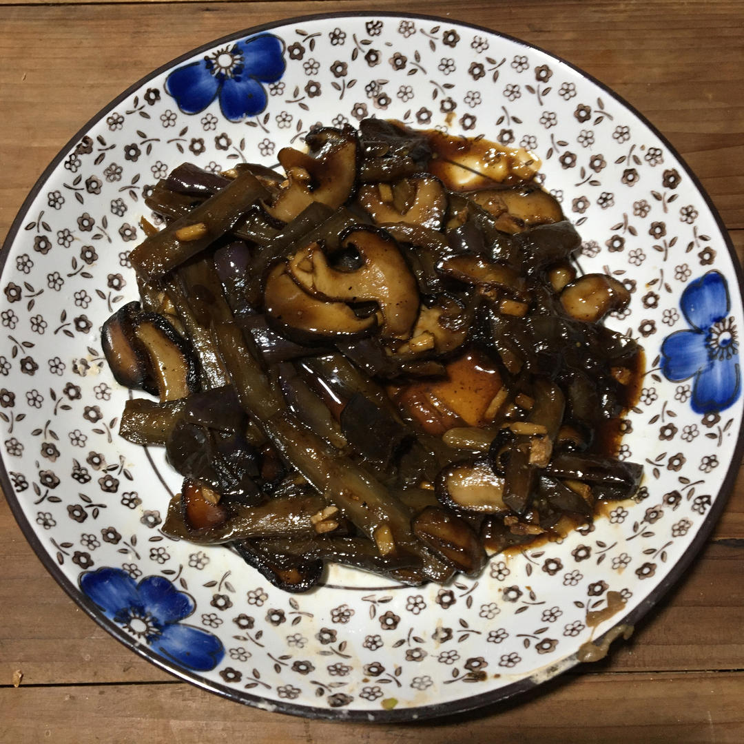 香菇茄子烧