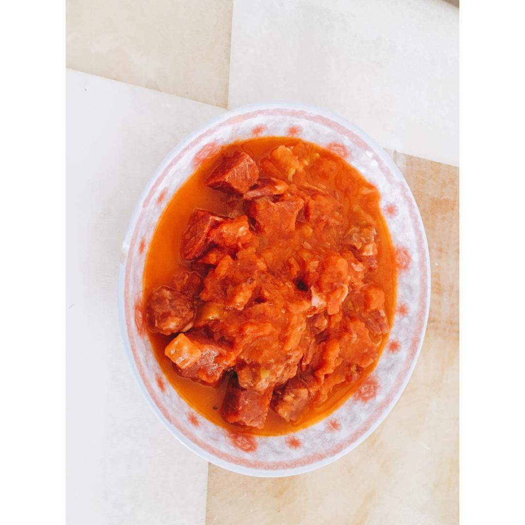 老丁的私房菜-番茄牛腩煲