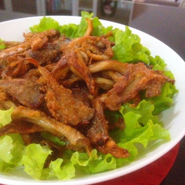 炸蘑菇