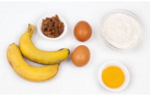 香蕉鸡蛋煎饼（范志红健康家常菜）的做法 步骤1