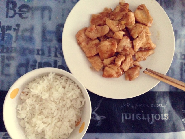 鸡胸肉生姜烧