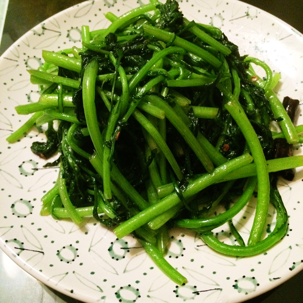 清炒茼蒿