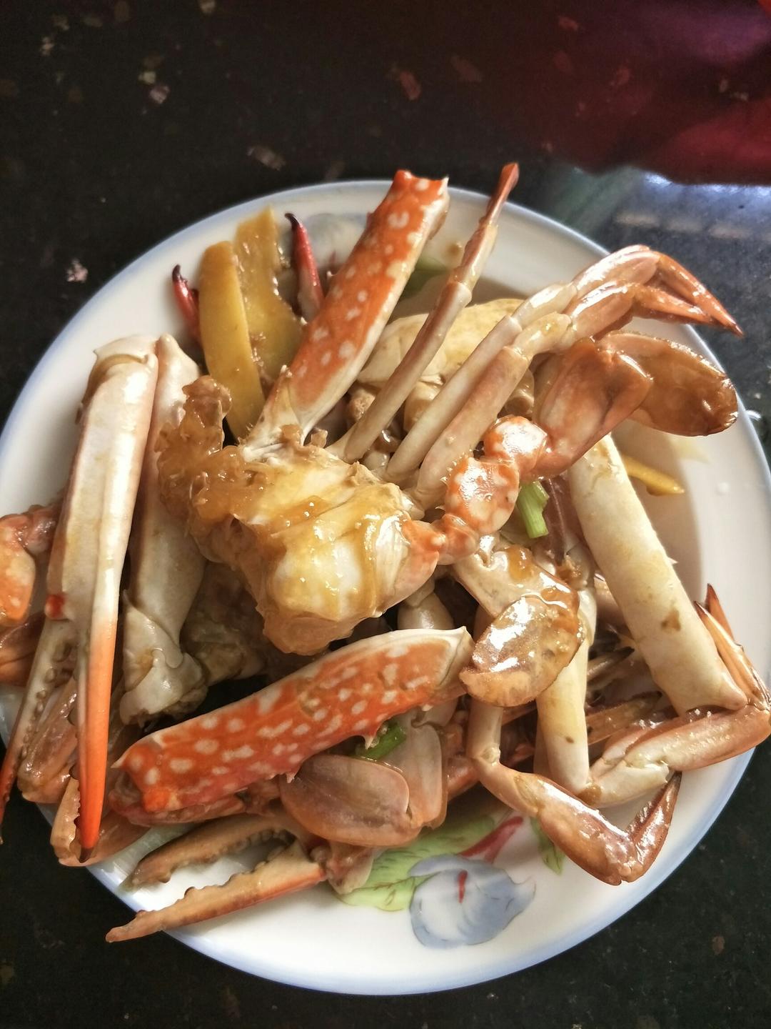 葱姜梭子蟹