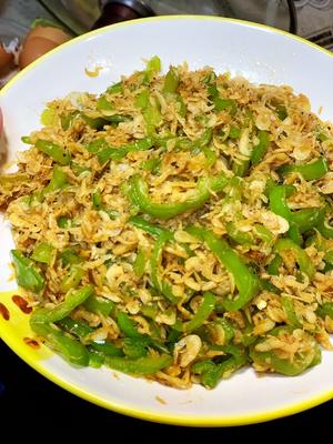 超级下饭菜—虾米炒青椒的做法 步骤10
