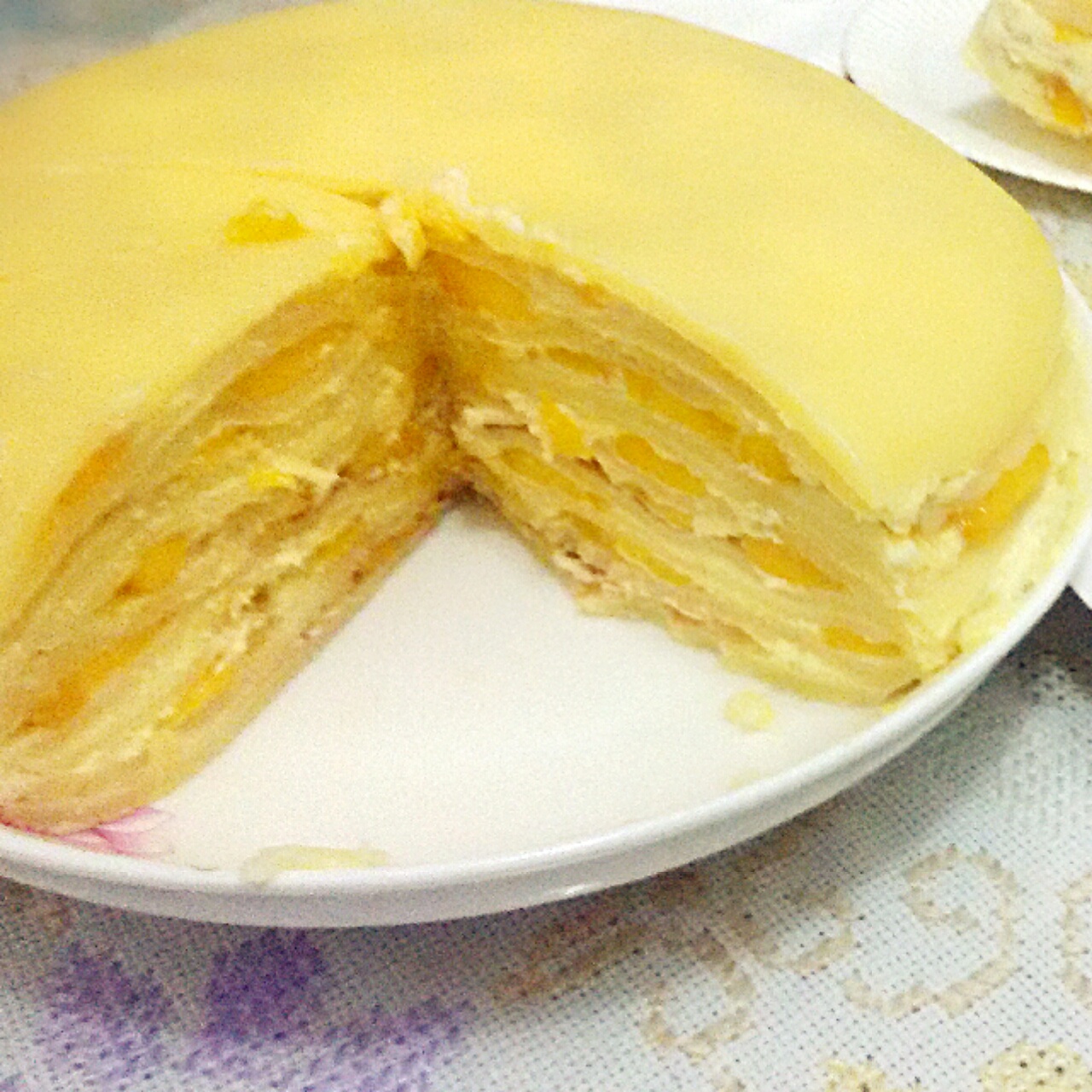 芒果可丽饼千层蛋糕的全部作品