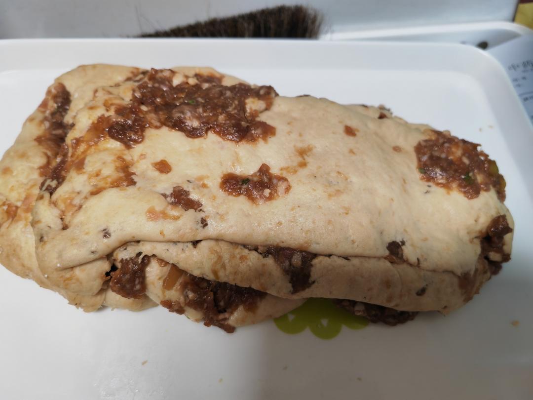 隔夜醒发要领～鲜肉锅盔