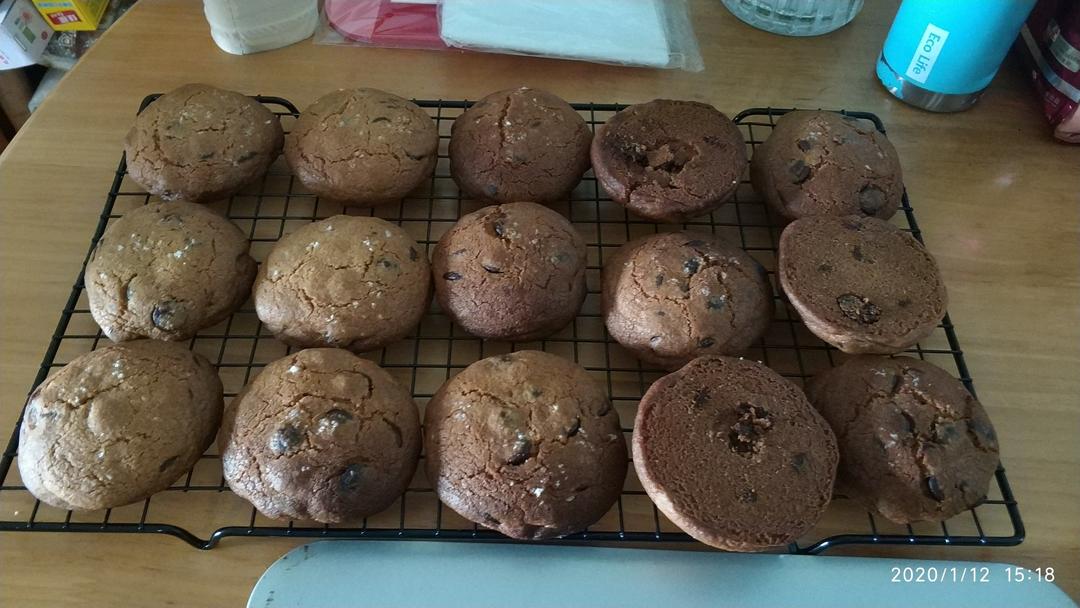 香草海盐巧克力大曲奇