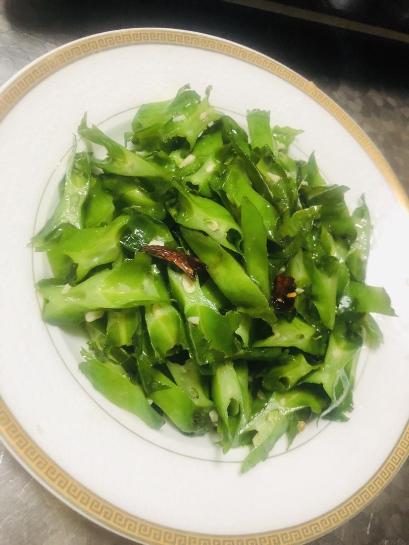 清炒四角豆