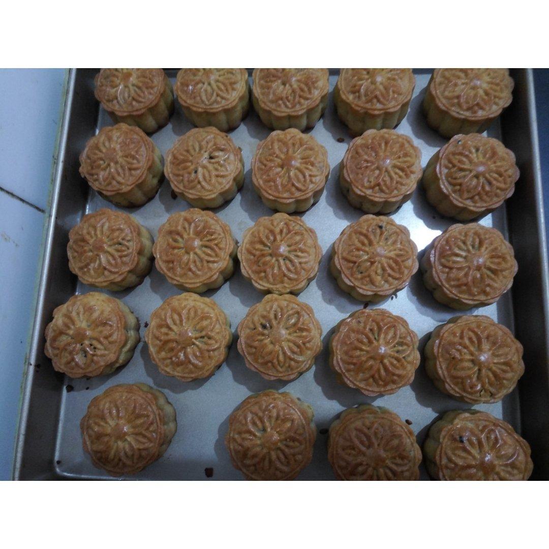 桃酥皮老式玫瑰五仁月饼